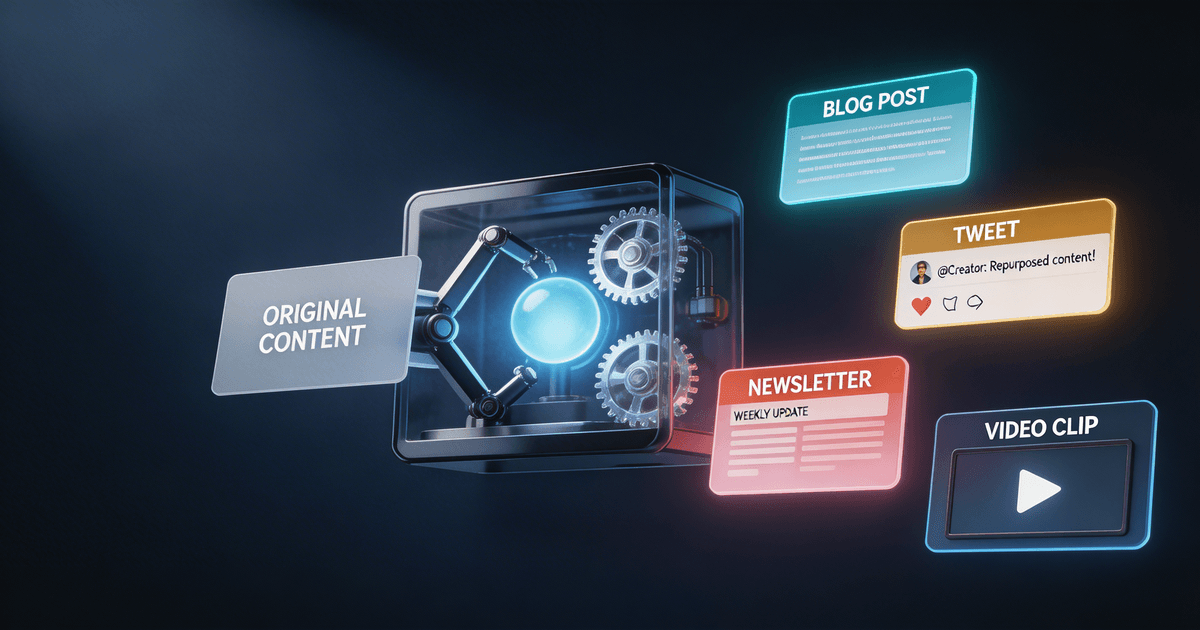 Illustration for How to Automate Content Repurposing with AI