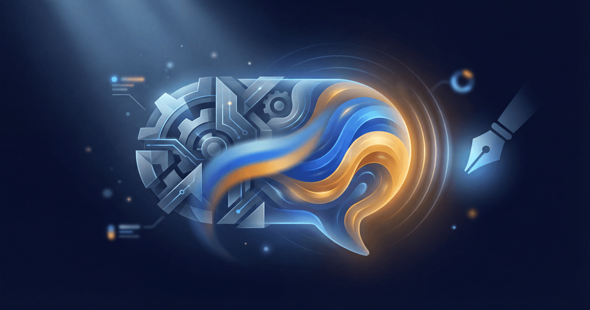 Illustration for How to Make AI Sound Like You (Not a Robot)