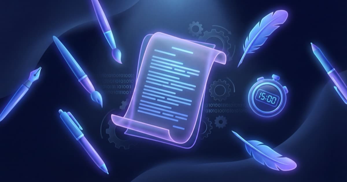 Illustration for How to Write a YouTube Script With AI in Under 15 Minutes