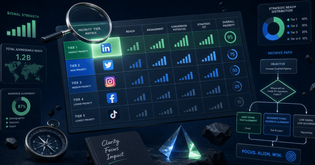Illustration for Platform Optimizer Matrix: Which Platforms Are Actually Worth Your Time (And What to Post on Each)