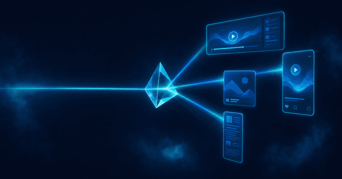 Illustration for Video-to-Everything Repurposer: AI Skill for Multi-Platform Content Repurposing