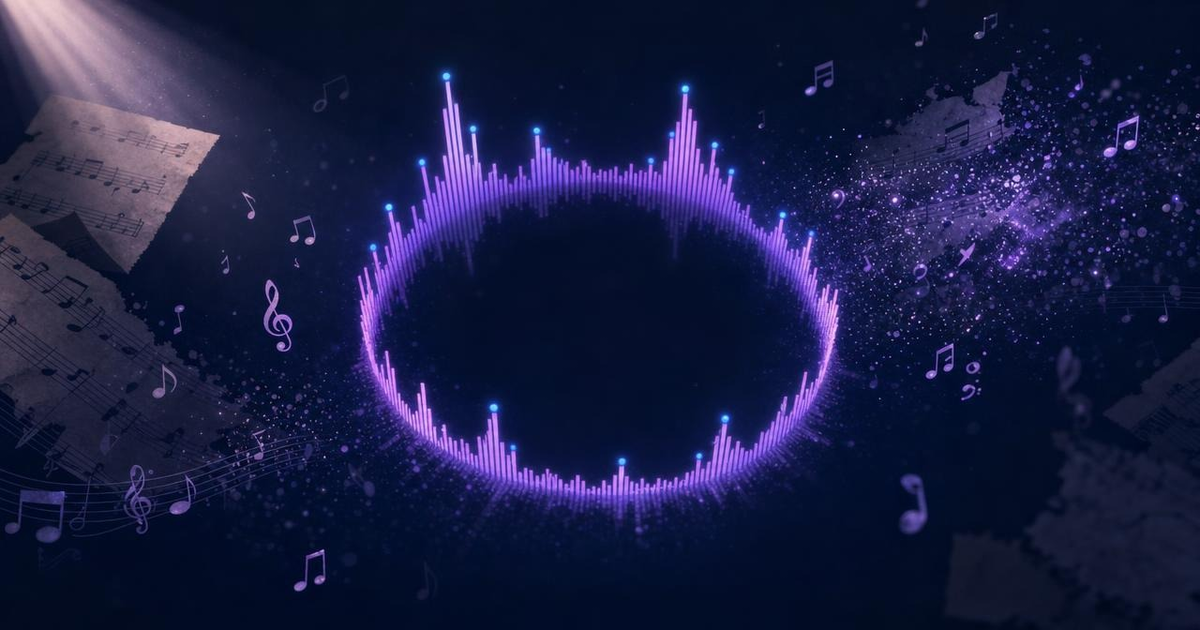 Illustration for AI Background Music Generator for Videos: Stop Scrolling Libraries and Start Generating