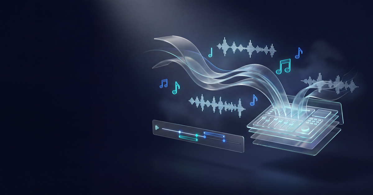 Illustration for How to Use an AI Background Music Generator for YouTube and Video Content