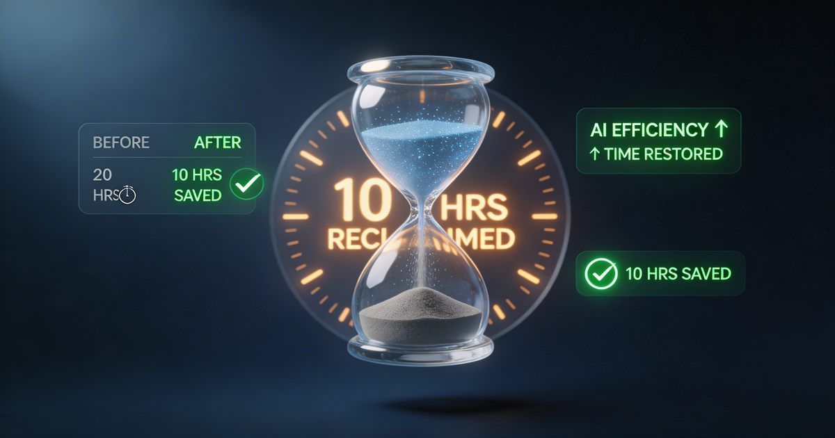Illustration for How AI Skills Saved Me 10 Hours This Week (A Creator's Case Study)