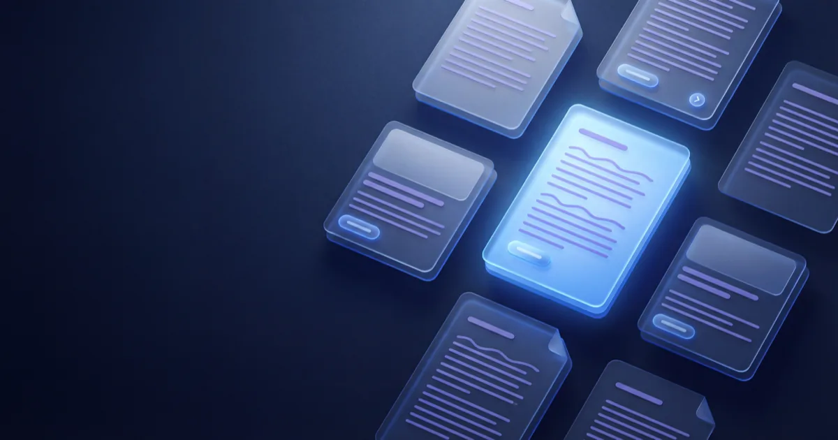 Conceptual illustration of AI-powered content creation tools and workflows