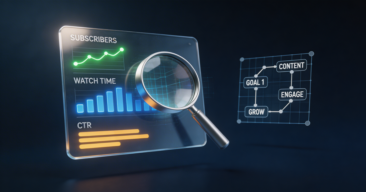 Illustration for YouTube Analytics Explained in Plain English