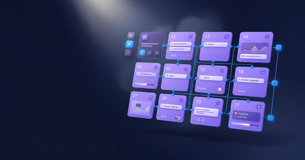 Illustration for Notion Content Dashboard Builder: Your Complete Creator Operations System