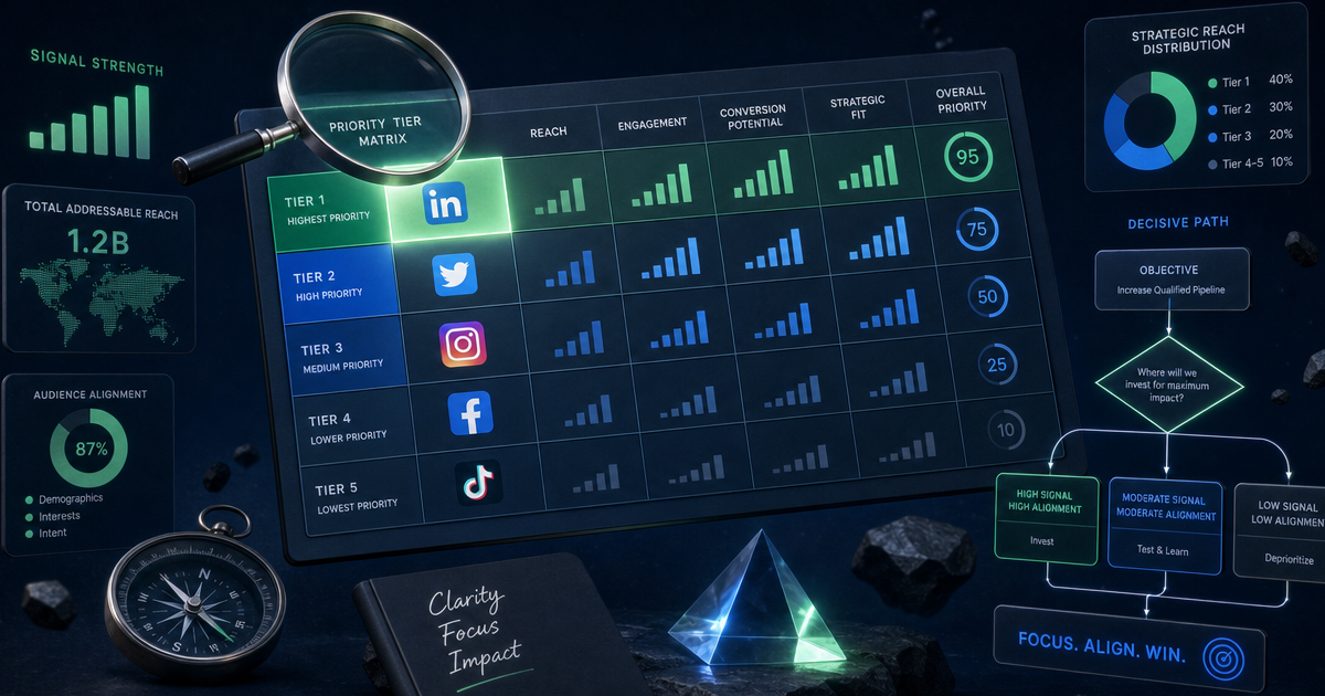 Illustration for Platform Optimizer Matrix: Which Platforms Are Actually Worth Your Time (And What to Post on Each)