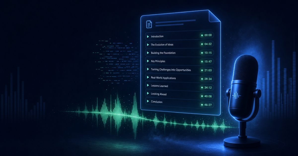 Illustration for Podcast Show Notes Creator: SEO-Optimized Show Notes in Two Minutes