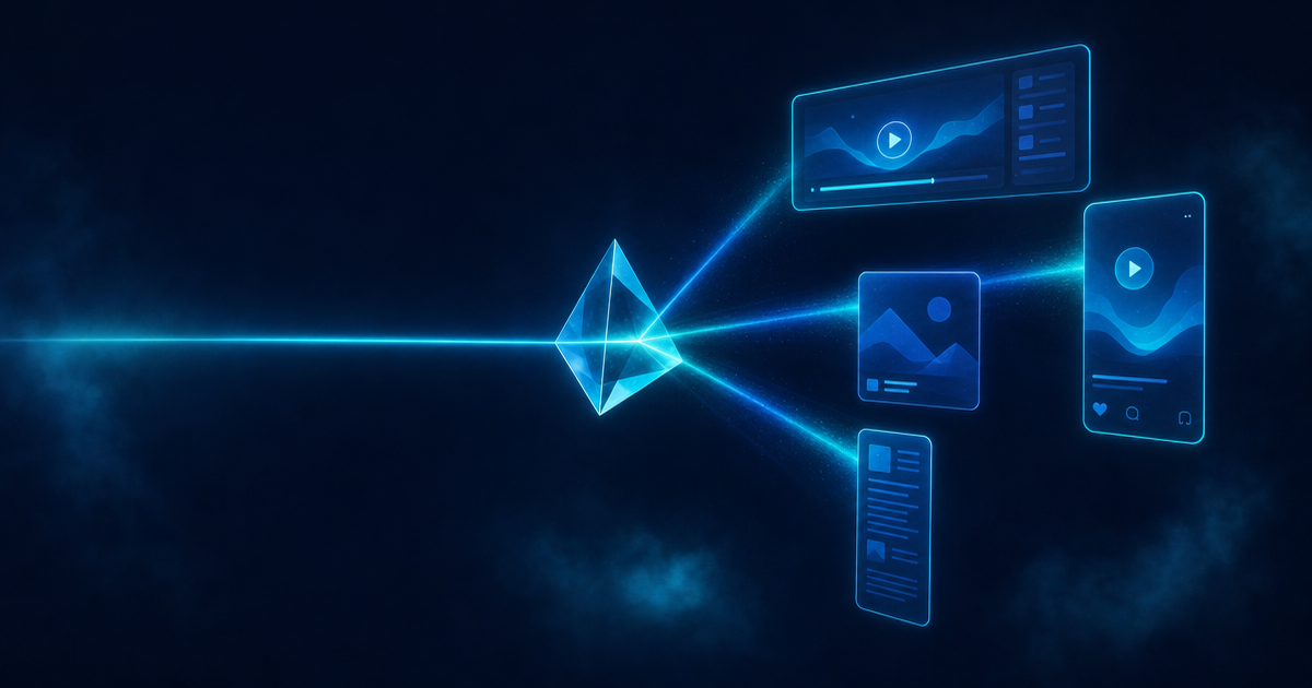 Illustration for Video-to-Everything Repurposer: AI Skill for Multi-Platform Content Repurposing