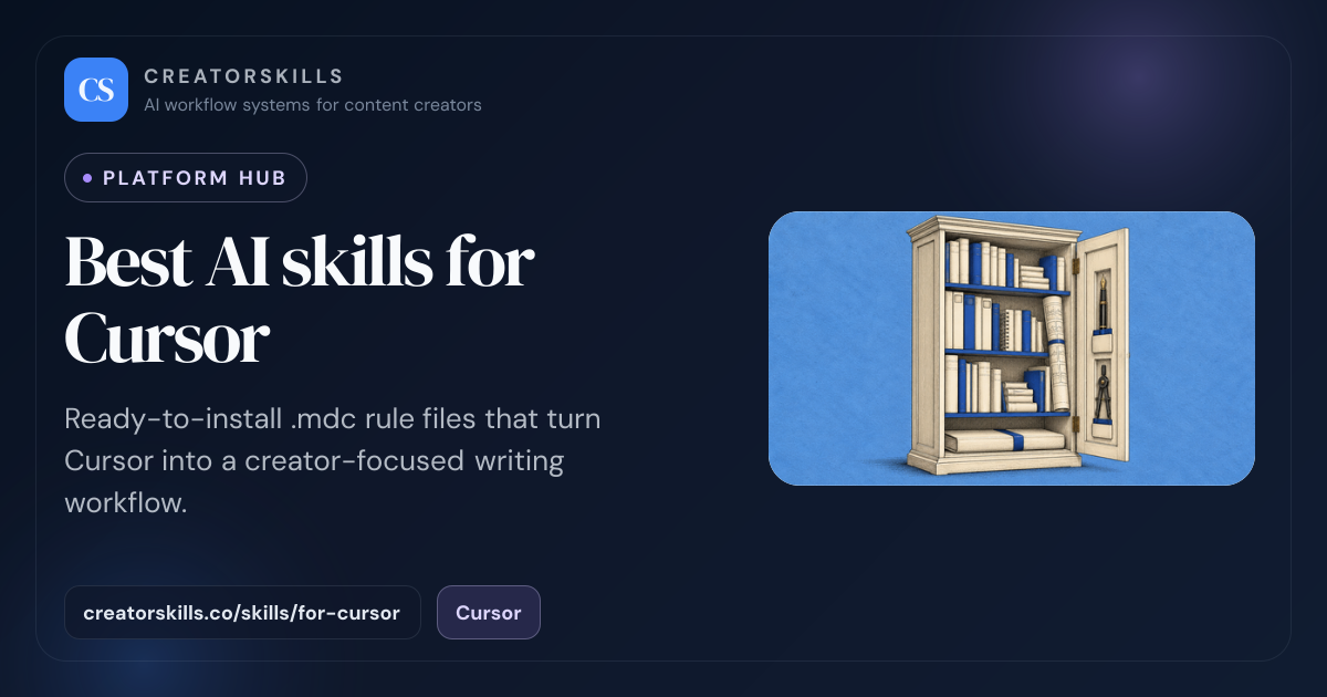 Best AI Skills for Cursor Users | CreatorSkills